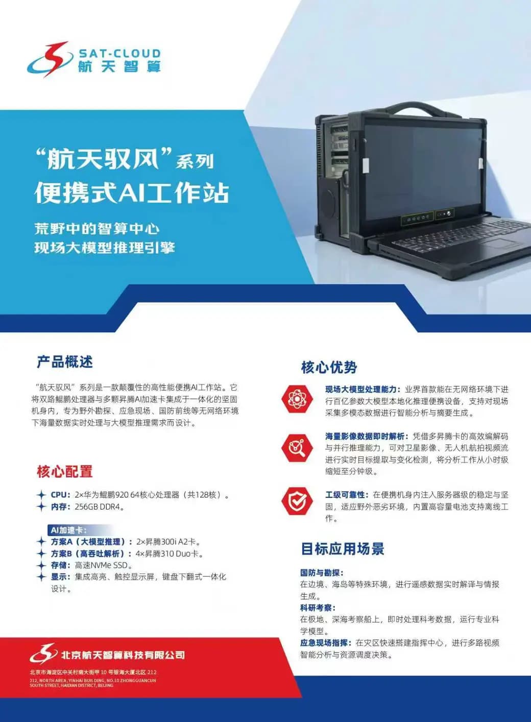 航天驭风 便携式AI工作站